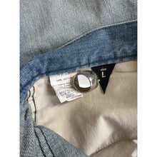 Load image into Gallery viewer, L 34” Waist Ice Cream Jean Short Cones &amp; Bones