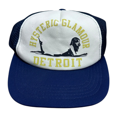 Hysteric Glamour Trucker Hat Navy Detroit