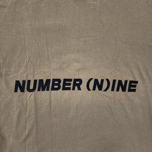 L Number (N)ine Pocket Tee Back Logo GOLD BLACK