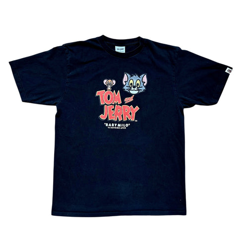 XL Bape Tom and Jerry Logo Tee