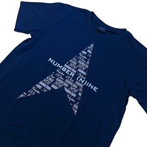 M Number Nine Marlboro Tee Navy
