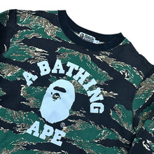 Load image into Gallery viewer, M Bape Tiger Camo College Logo Crewneck Sweatshirt