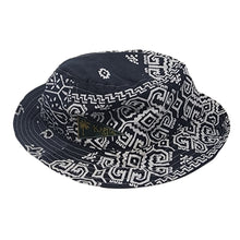 Load image into Gallery viewer, Kapital Bandana Patchwork Bucket Hat BLACK