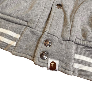 M Bape Generals Embroidered Jacket Grey 2000s