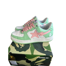 Load image into Gallery viewer, 8.5 Bape Pastel Pack Green Leather Bape Sta