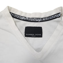 Load image into Gallery viewer, L Number (N)ine Pocket Tee Musical (N) WHITE BLACK