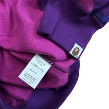 Load image into Gallery viewer, XXL Brand New Bape Purple Camo Swarovski Crewneck