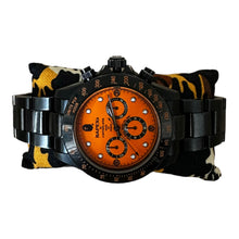 Load image into Gallery viewer, Bape Bapex Type 3 Black/Orange Daytona Watch w Box