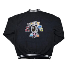 Load image into Gallery viewer, XL Bape Varsity Jacket Shop 97 OG BLACK