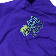 Load image into Gallery viewer, XL Bape Purple Multi Motif Loose Fit Light Jacket