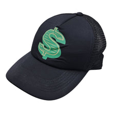 Load image into Gallery viewer, Billionaire Boys Club Trucker Hat Dollar Sign BLACK GREEN