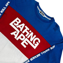 Load image into Gallery viewer, L Bape BMX Factory Tri Color Long Sleeve