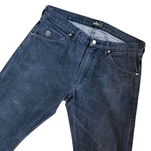 Load image into Gallery viewer, 34&quot; Waist L Bape Spellout Patch Charcoal Jeans