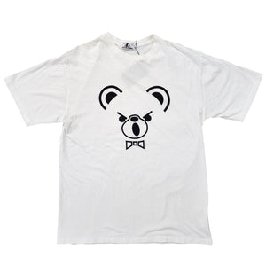 M Hysteric Glamour Tee HYS Bear WHITE BLACK