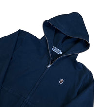 Load image into Gallery viewer, L Bape One Point Full Zip Hoody Black