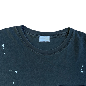 M Number Nine NIN Paint Splatter Pocket Tee