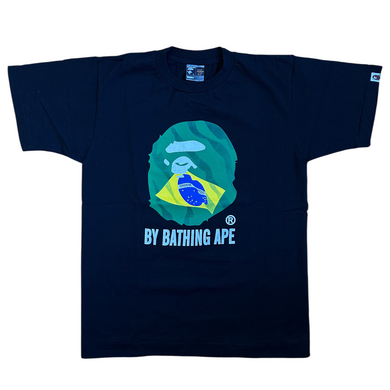 M 2001 Bape Brazil Ape Head Tee