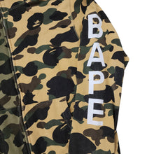 Load image into Gallery viewer, Bape Hoodie Full-Zip Split ABC Green Yellow