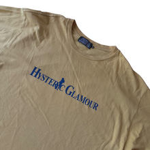Load image into Gallery viewer, XL Hysteric Glamour Yellow Spellout Girl Tee