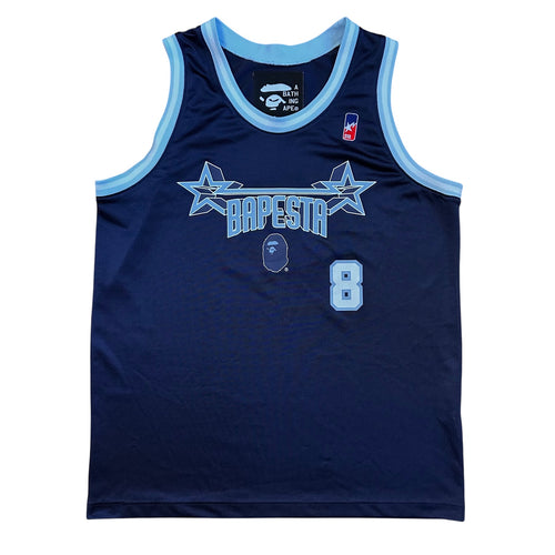 L Bape Sta 8 Mesh Basketball Jersey