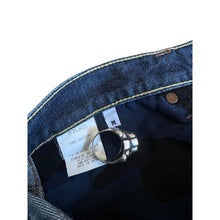 Load image into Gallery viewer, 32" x 32" M Bape Champion Embroidered Dark Wash Jeans