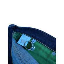 Load image into Gallery viewer, 32" x 32" M Bape Flame Sta Printed Dark Wash Jeans