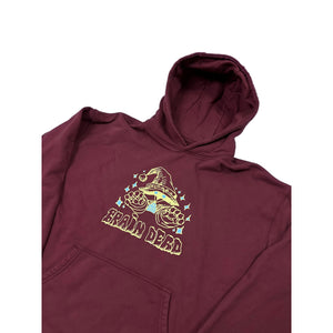 Braindead Burgundy Constantine The Wizard Hoodie XXL