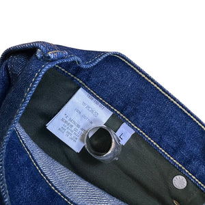 34" Waist L Bape Embroidered Double Star Dark Jeans