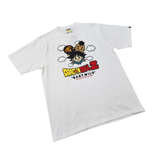 L Bape Tee DragonballZ Baby Milo WHITE