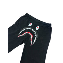 Load image into Gallery viewer, 2XL Bape Shark WGM Black Sweatpants