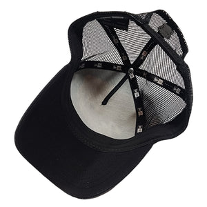 Number (N)ine Trucker Hat Fender 9 BLACK WHITE