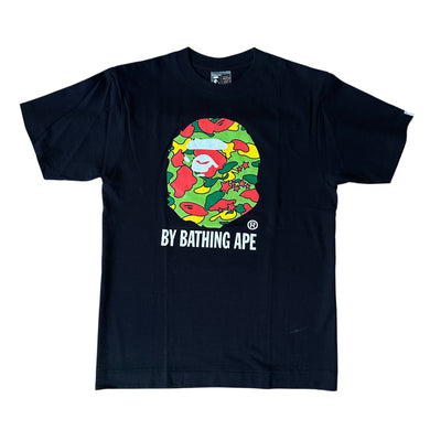M Bape 2001 Psyche Camo Ape Head Tee