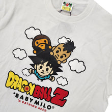 Load image into Gallery viewer, L Bape Tee DragonballZ Baby Milo WHITE