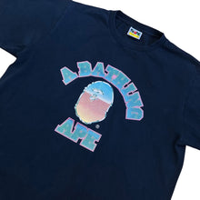 Load image into Gallery viewer, L Bape Glitter College Logo Tee