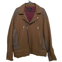 Load image into Gallery viewer, L Undercover wool biker jacket Brown
