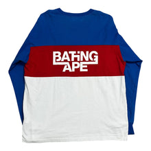 Load image into Gallery viewer, L Bape BMX Factory Tri Color Long Sleeve