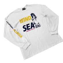 Load image into Gallery viewer, L Hysteric Glamour x Wind and Sea Tee L/S Trippin&#39; On You WHITE BLUE YELLOW