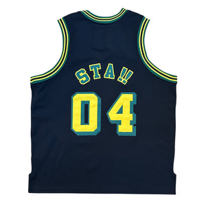L Bape Sta!! Jamaica Basketball Jersey