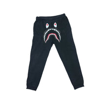 Load image into Gallery viewer, 2XL Bape Shark WGM Black Sweatpants