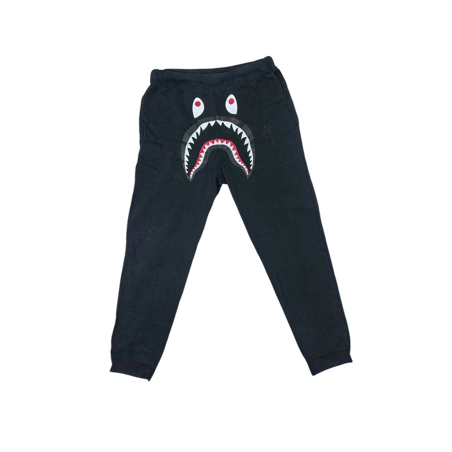 2XL Bape Shark WGM Black Sweatpants