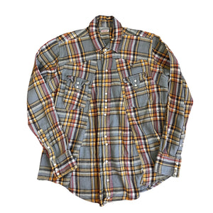Kapital Western Plaid Flannel Shirt