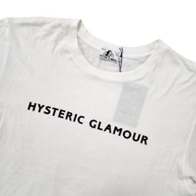 Load image into Gallery viewer, M Hysteric Glamour Tee Chest Logo WHITE BLACK