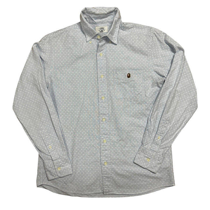 L Bape One Point Oxford Shirt