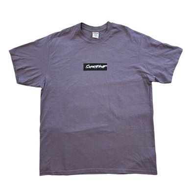 XL Supreme Tee Futura Box Logo PURPLE