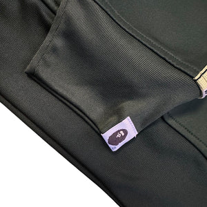 L Bape Green Shark Lined Track Jacket