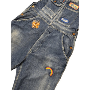 Hysteric Glamour Overalls Patches Denim