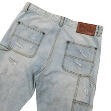 Load image into Gallery viewer, 36x34 Billionaire Boys Club Jeans Front Print Light Wash Denim