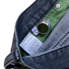 Load image into Gallery viewer, 34&quot; Waist L Bape Spellout Patch Charcoal Jeans