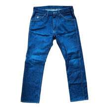 Load image into Gallery viewer, 32" Waist M Bape Spellout Print Jeans Dark Rinse