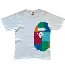 Load image into Gallery viewer, XL Bape Color Block Big Ape Head Side Tee